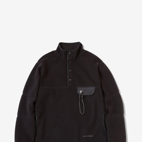 and wander Weave Windy Pullover Jacket (Navy)