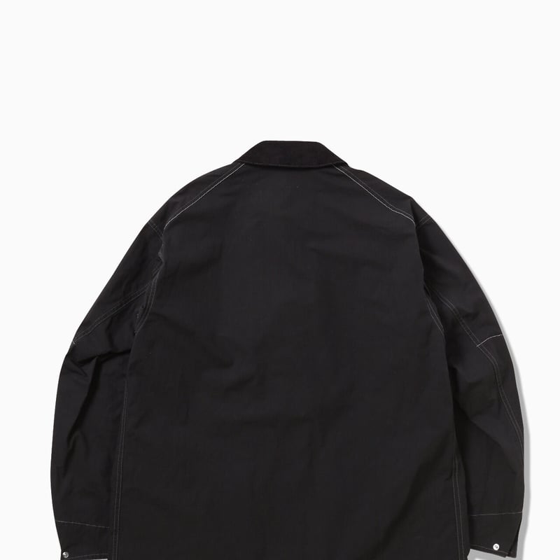 and wander】Barbour CORDURA shirt(black) | Sunn