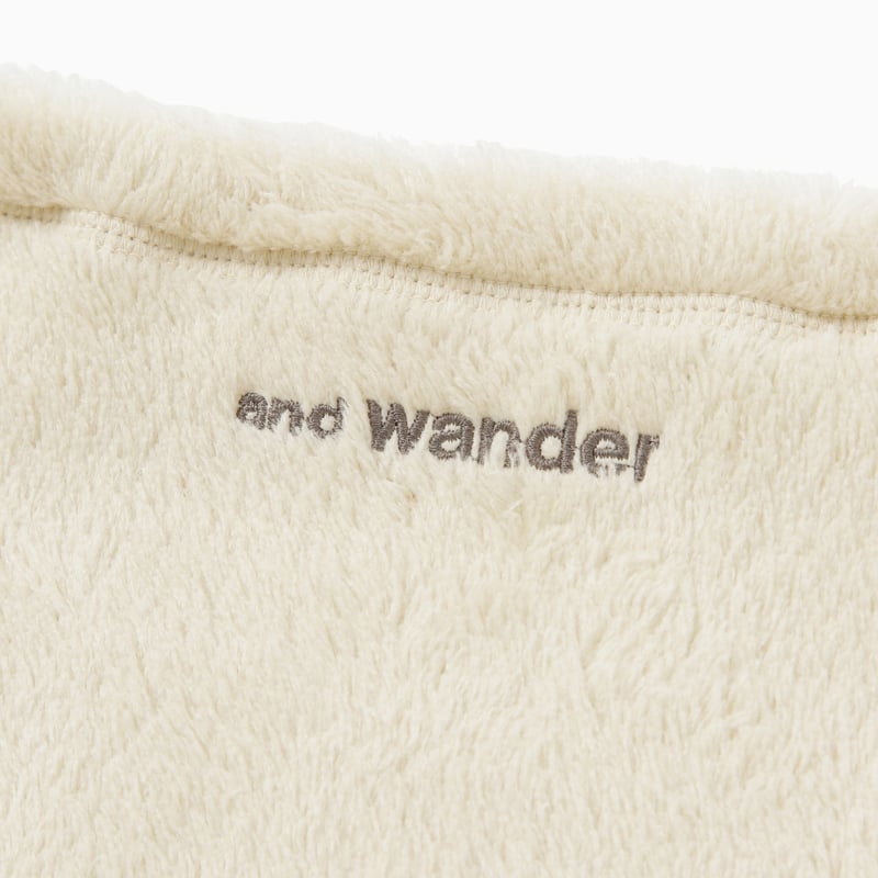 and wander】high loft fleece neck warmer 各色 | S