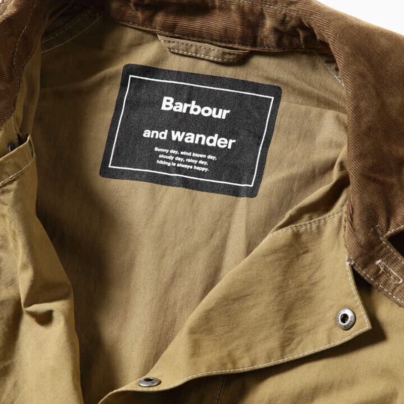 and wander×BARBOUR Cordura Solway Shirt 週間売れ筋 - bluti.com.br