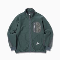 andwander】tech long sleeve band collar shirt (