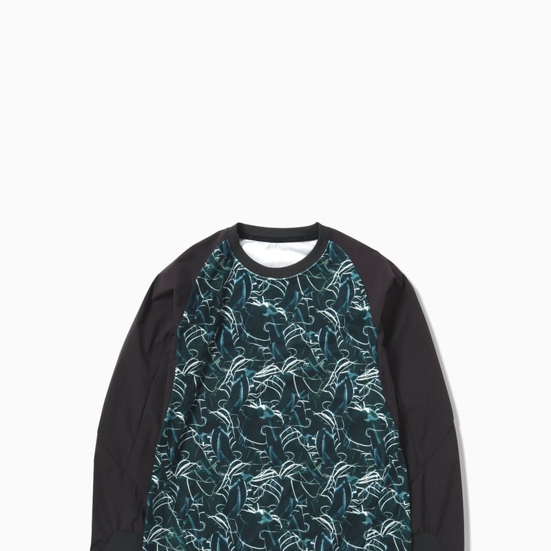 and wander】printed fleece base T(green) | Sunn