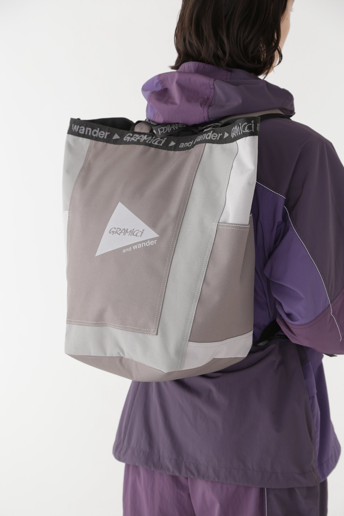 and wander】 gramicci × and wander multi patchw