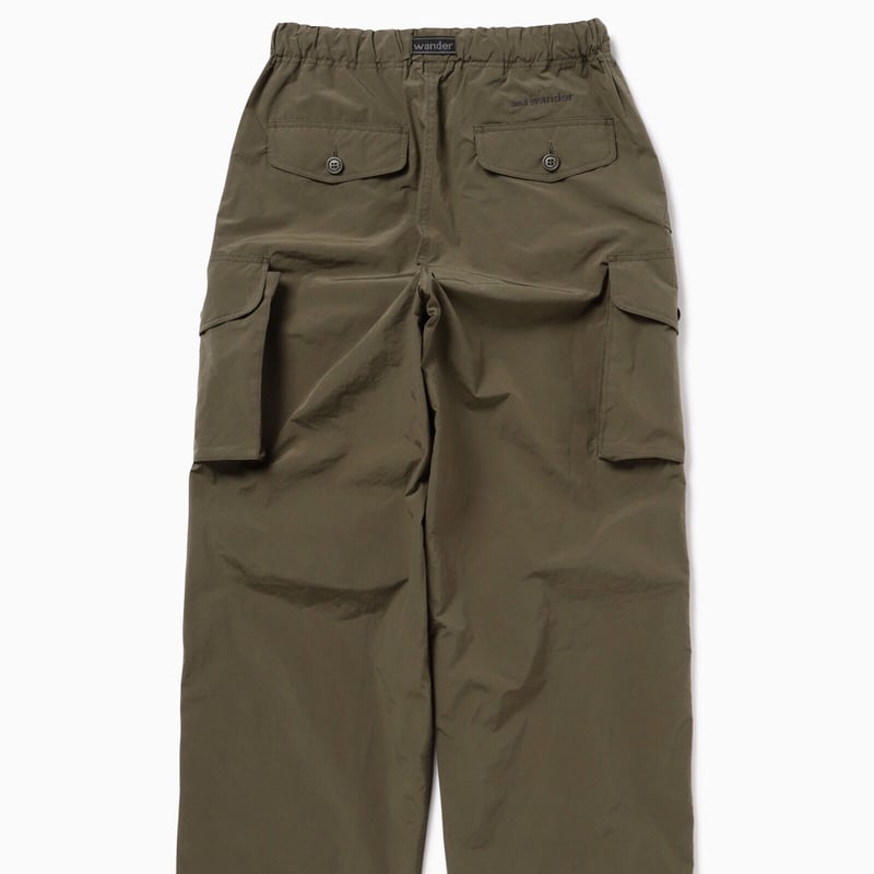Andwander カーゴパンツ Soonerorlater sol パンツ AND WANDER（アンドワンダー） オーバーサイズ カーゴパンツ