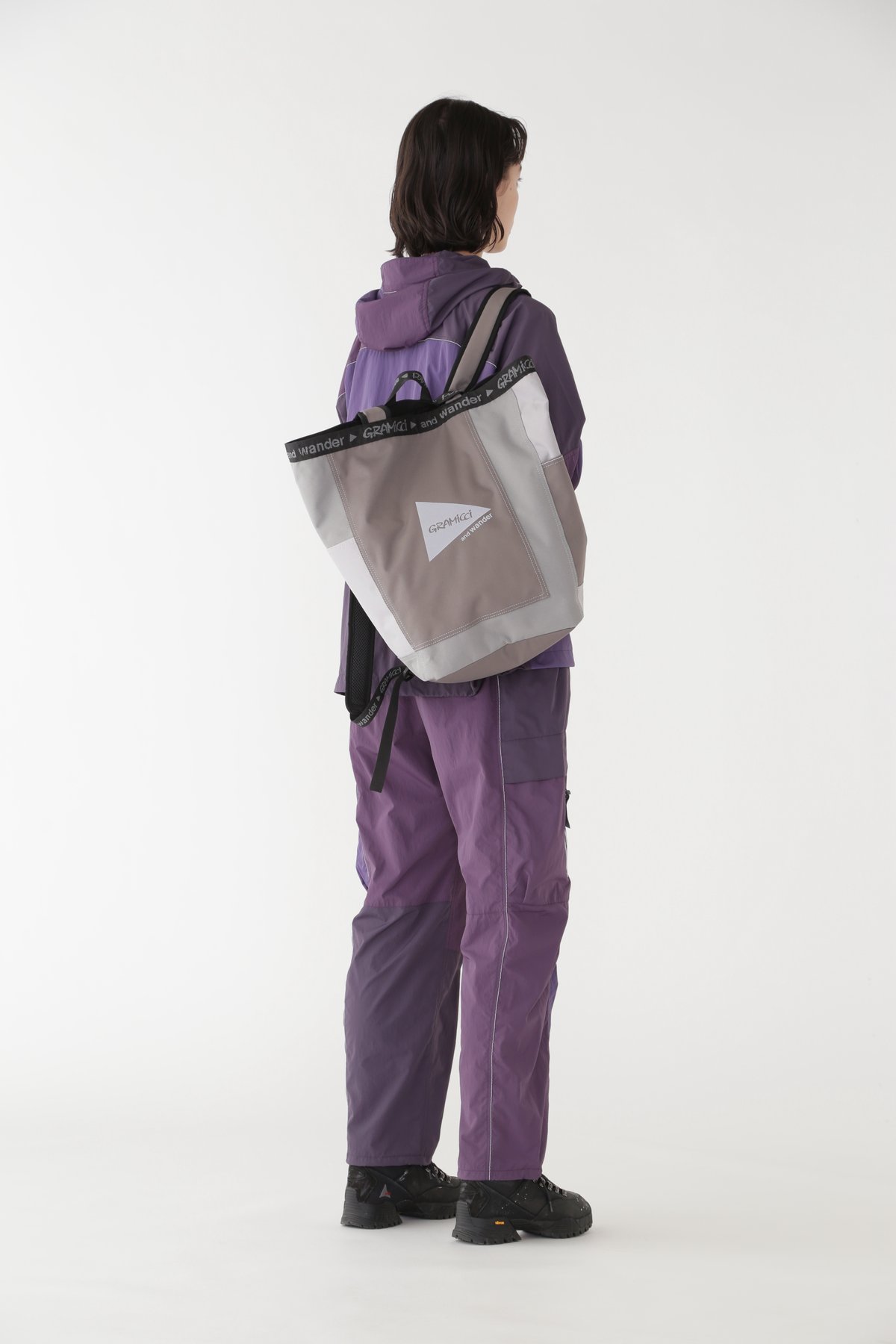 and wander】 gramicci × and wander multi patchw