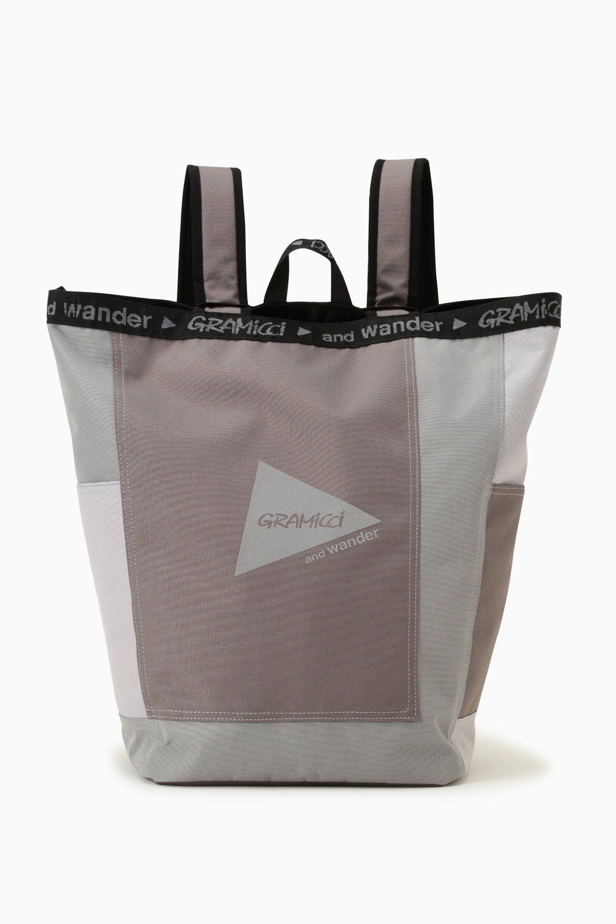 Gramicci×and wander MULTI PATCHWORK BAG and wander】 gramicci × and wander multi patchw