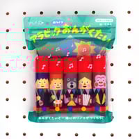 スティックのり5本セット（アラビックのりノリおんがくたい）