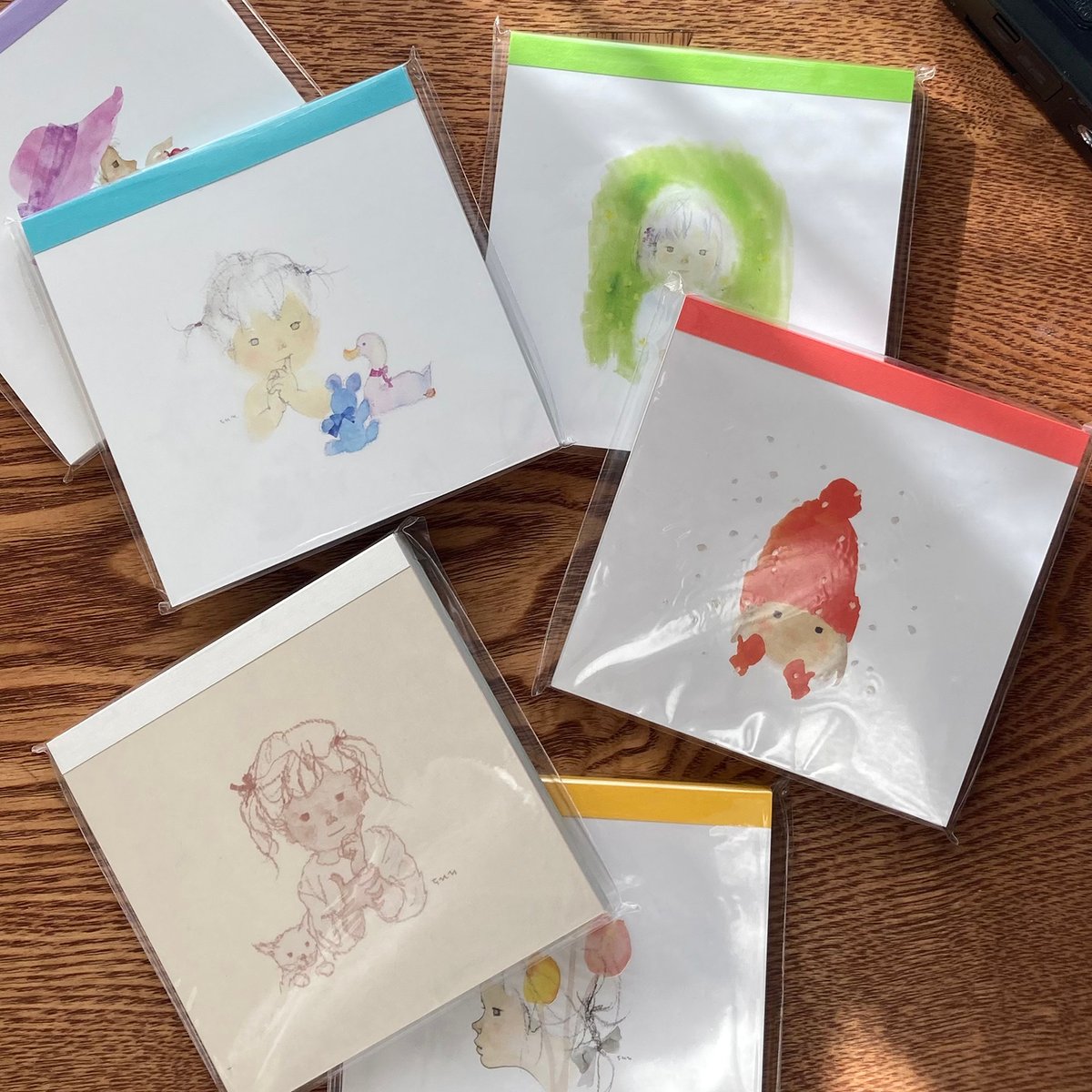 83 いわさきちひろ☆メモパッド いわさきちひろ メモパッド・スクエア