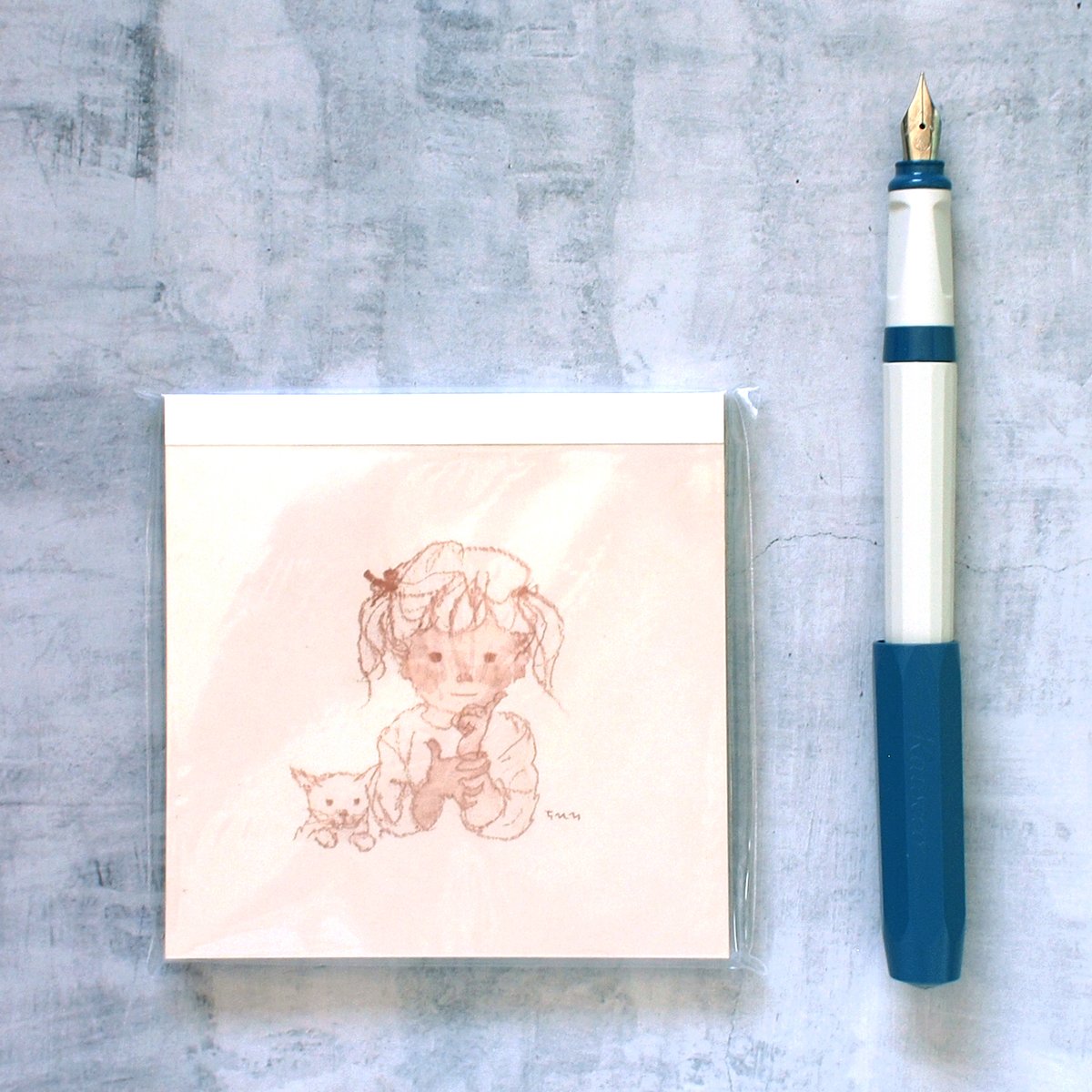 83 いわさきちひろ★メモパッド 83 いわさきちひろ☆メモパッド いわさきちひろ メモパッド 「スケッチ」