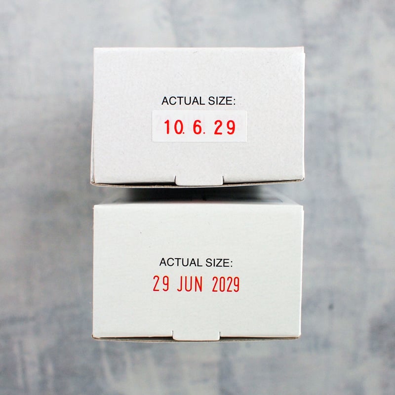 日付印（Shiny mini dater 数字/アルファベット） | 文具店ムスビメ