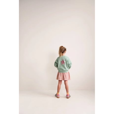 即納【2-3y, 3-4y, 4-5y, 5-6y】SASHA SKIRT - PEACH ROSE STRIPE / JENEST