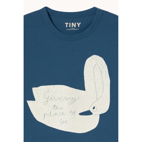 即納【Kids★2y, 3y, 4y, 6y, 8y, 10y】	 Swan Graphic Tee / TINYCOTTONS