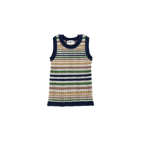即納【2y, 4y, 6y】Caravan Vest - Nautical Stripe / MABLI