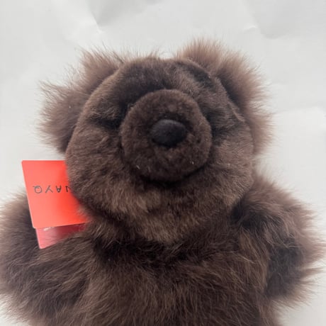【20cm】Baby Alpaca Teddy Bear- Chocolate / MUNAYQ