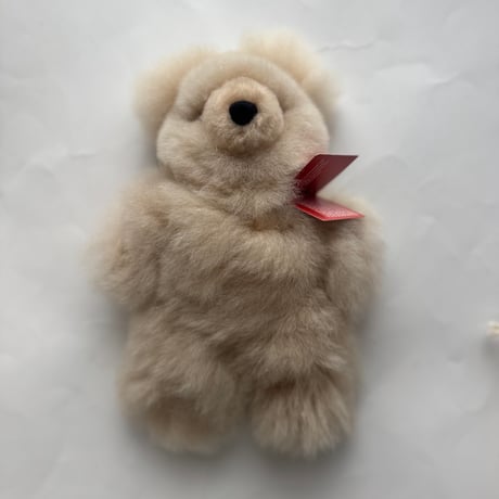 【20cm】Baby Alpaca Teddy Bear- Beige / MUNAYQ