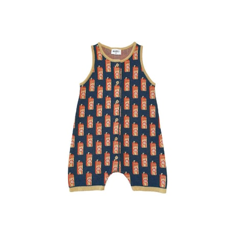 即納【12m, 18m, 2y, 4y】Juice Box Romper - Red Apple / MABLI