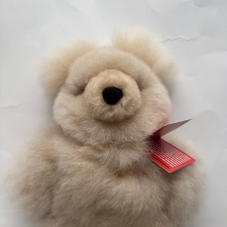 【20cm】Baby Alpaca Teddy Bear- Beige / MUNAYQ