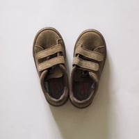 【即納/EURO25-27size】Velcro Suede Sneekers - Beige / Cienta