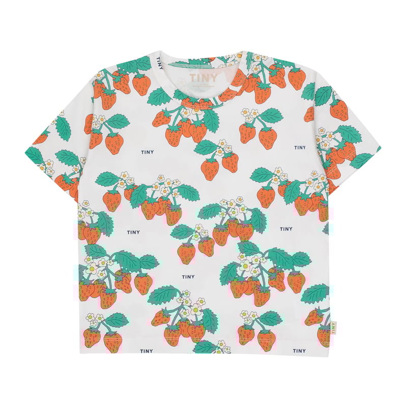 トップス TINYCOTTONS STRAWBERRIES TEE 2y TINYCOTTONS STRAWBERRIES TEE 2y