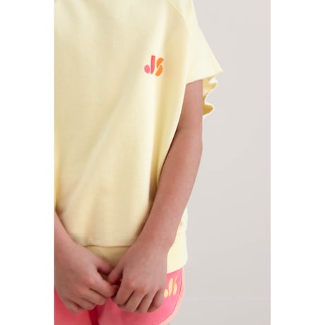 即納【2-3y, 3-4y, 4-5y, 5-6y】JOEY SLEEVELESS SWEATER -  SOFT YELLOW / JENEST