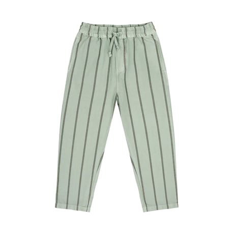 即納【2-3y, 3-4y, 4-5y, 5-6y】KICK PANTS- SAGE GREEN STRIPE / JENEST
