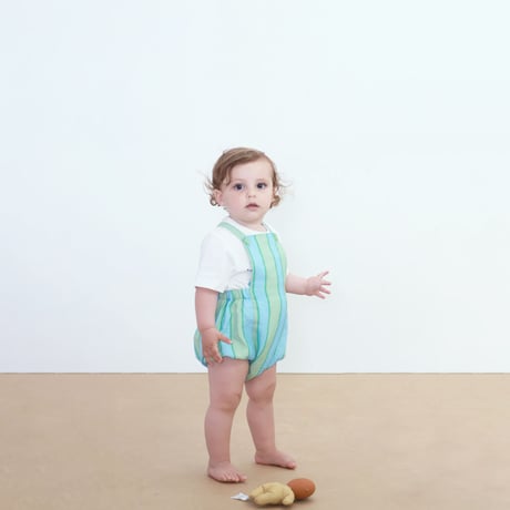 即納【Baby★12m, 18m】Retro Stripes Body / TINYCOTTONS