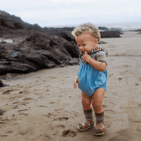 即納【2y, 4y, 6y】Caravan Tee - Tree House Stripe / MABLI