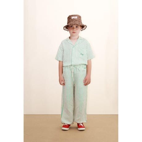 即納【Kids★2y, 3y, 4y, 6y, 8y, 10y】Emerald Stripes Pant / TINYCOTTONS
