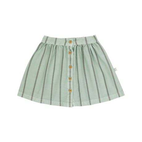 即納【2-3y, 3-4y, 4-5y, 5-6y】SASHA SKIRT - SAGE GREEN STRIPE / JENEST
