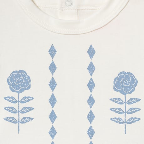 即納【Baby★12m, 18m, 24m】 Flower Pattern Graphic Baby Tee / TINYCOTTONS