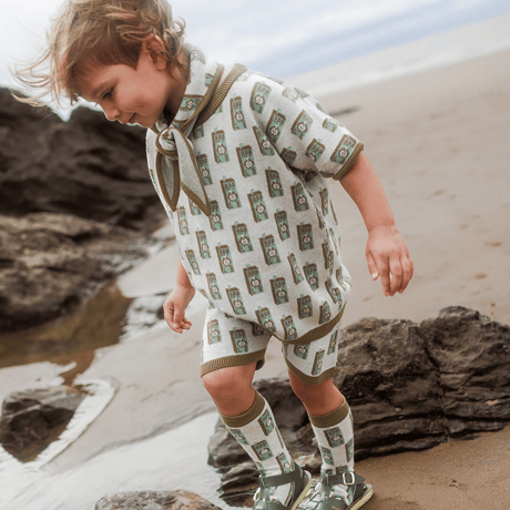 即納【S, Msize】Juice Box Tie - Green Apple / MABLI
