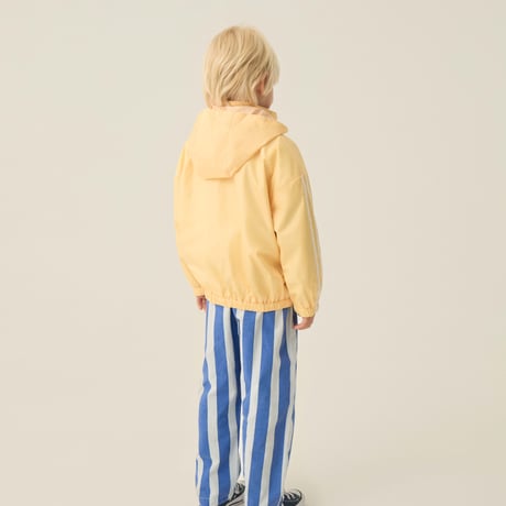 即納【2y, 3y, 4y, 5-6y, 7-8y】Yellow Color Block Jacket / the campamento
