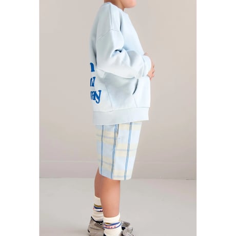 即納【2-3y, 3-4y, 4-5y, 5-6y】HUGO SHORTS - WATER BLUE CHECK / JENEST