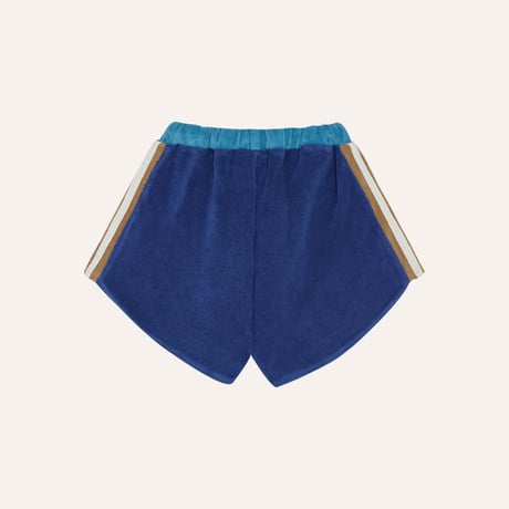 即納【2y, 3y, 4y, 5-6y, 7-8y】Blue Color Block Shorts / the campamento