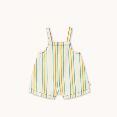 即納【Baby★12m, 18m, 24m】Multicolor Stripes Baby Dungaree / TINYCOTTONS