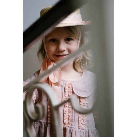 即納【2y, 4y, 6y, 8y】LONG DRESS EMILIA - rose / FROU FROU