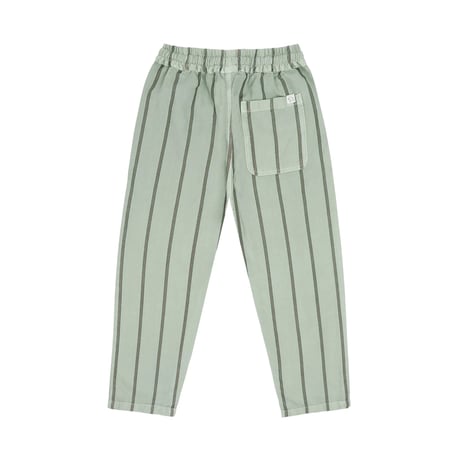 即納【2-3y, 3-4y, 4-5y, 5-6y】KICK PANTS- SAGE GREEN STRIPE / JENEST