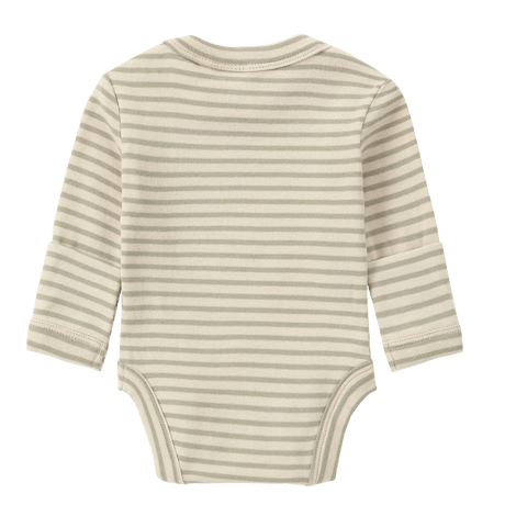 即納【3-6m, 6-12m, 1y】Classic Suit Longsleeve - Sage / susukoshi