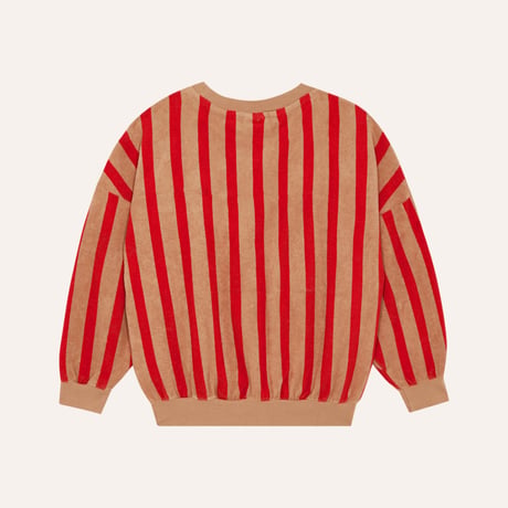 即納【2y, 3y, 4y, 5-6y】Red Stripes Sweatshirt / the campamento