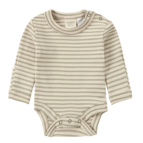 即納【3-6m, 6-12m, 1y】Classic Suit Longsleeve - Sage / susukoshi