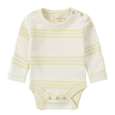 即納【3-6m, 6-12m, 1y】Classic Suit Longsleeve - Buttercup / susukoshi