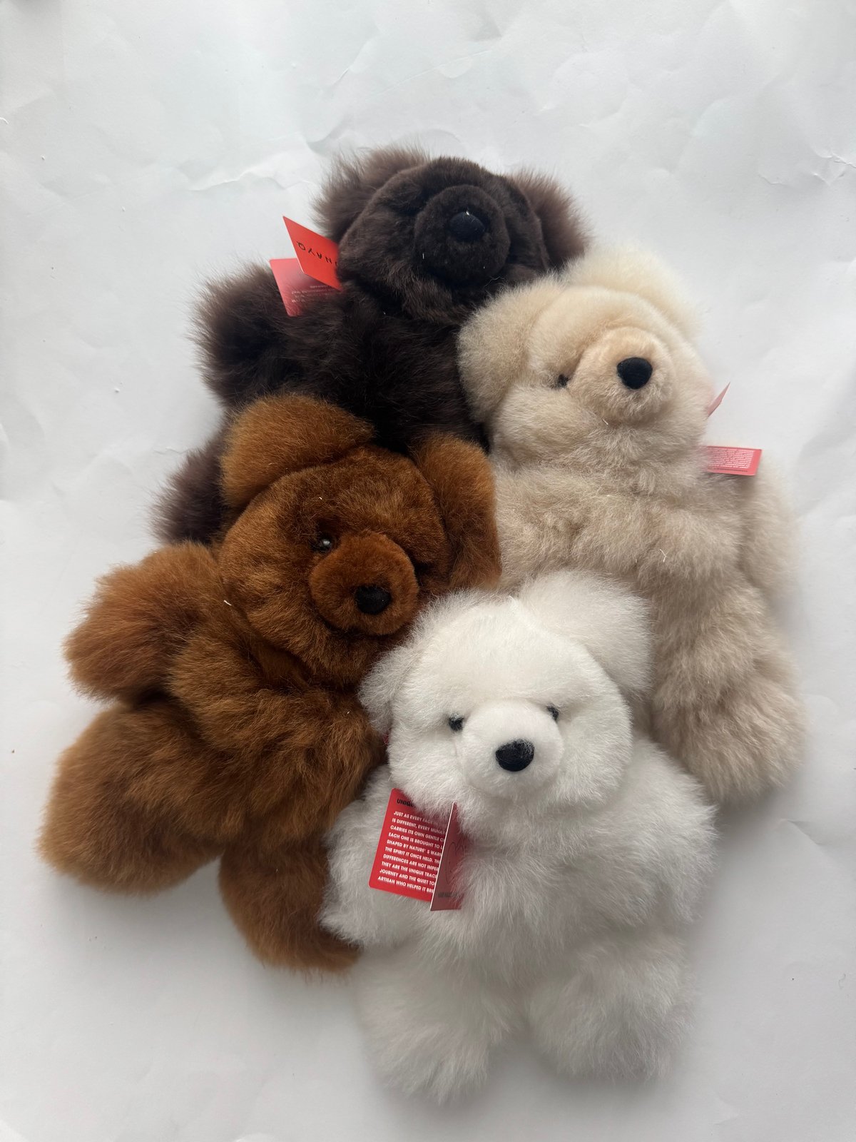 20cm】Baby Alpaca Teddy Bear- Beige / MUNAYQ |