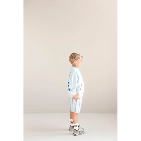 即納【2-3y, 3-4y, 4-5y, 5-6y】HUGO SHORTS - WATER BLUE CHECK / JENEST