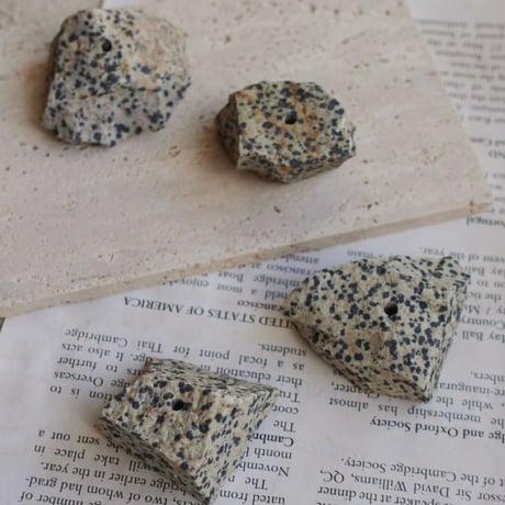 Stone Insence Holder / Dalmatian Jasper