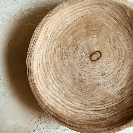 Wood Round Tray