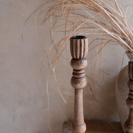 Candle Holder L / Mando Wood