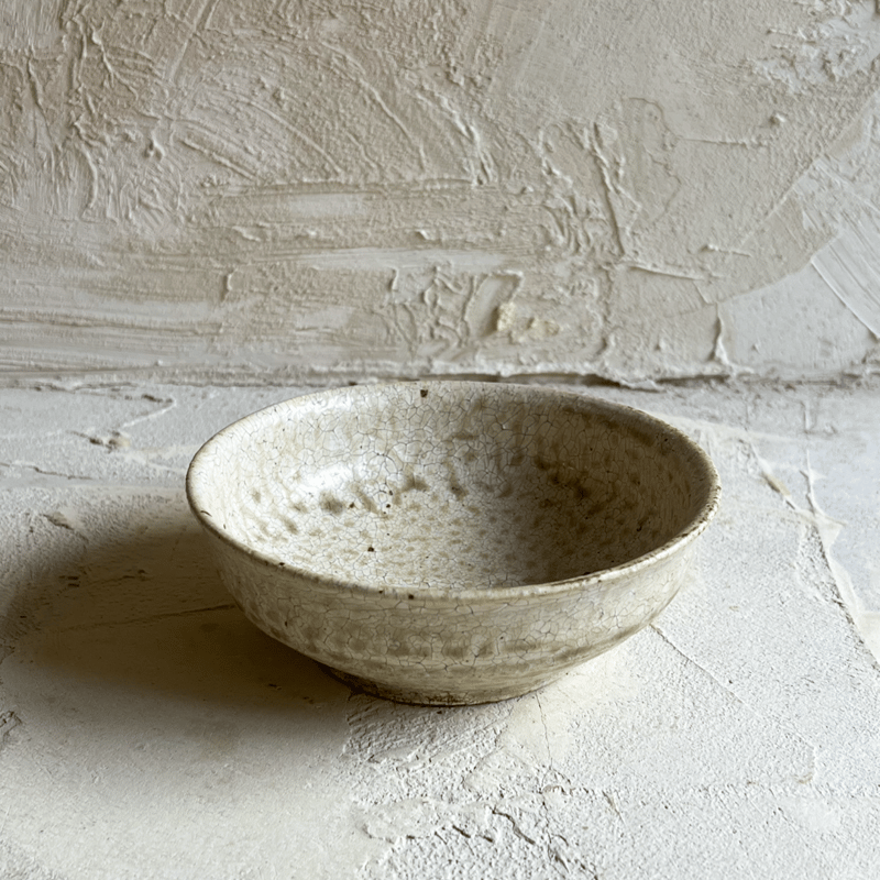 尾形アツシ / ヒビ粉引き 取り鉢 ・丸鉢 | gis.STORE