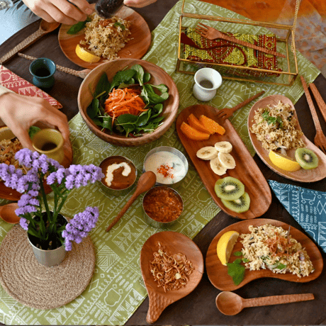 Neem Wood Spoon Plate