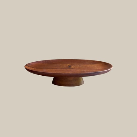 Wood Oval Compote 25cm / Acacia
