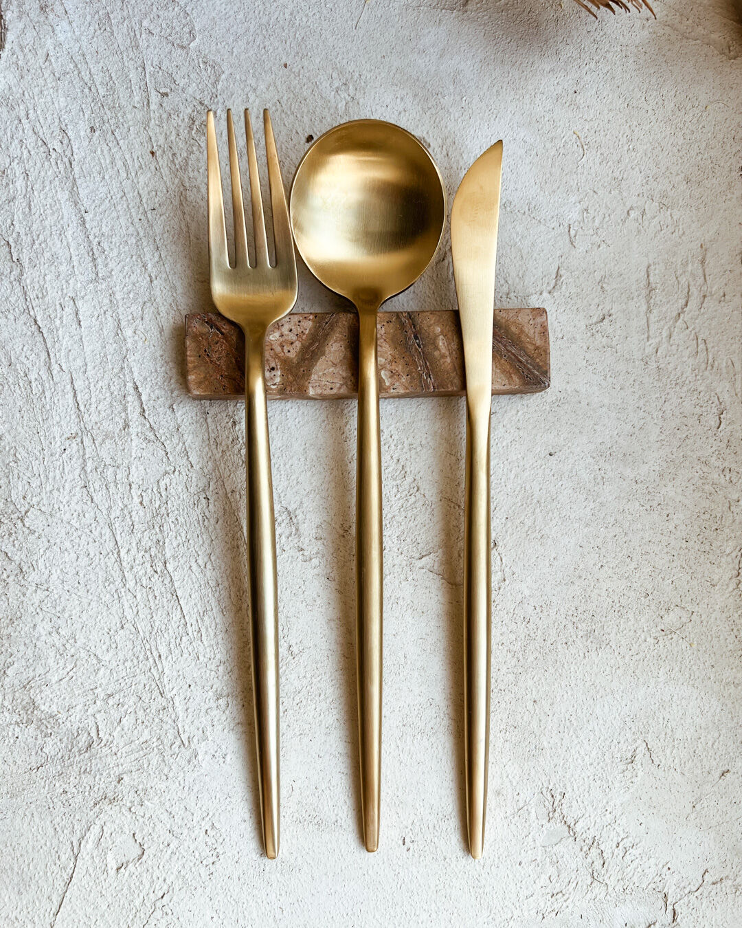 Cutlery Rest 11cm / Marble Brown | gis.STORE Cutlery Rest 11cm / Marble Brown | gis.STORE